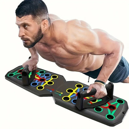 Multifunctional Push up Board with Push up Bars - Home Fitness Machine for Strength Training, Viral Workout Trend Item for Fitness Enthusiasts (Home Gym Chest/Shoulder Gains)