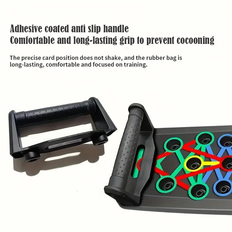 Multifunctional Push up Board with Push up Bars - Home Fitness Machine for Strength Training, Viral Workout Trend Item for Fitness Enthusiasts (Home Gym Chest/Shoulder Gains)