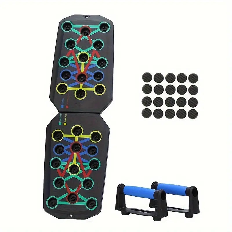 Multifunctional Push up Board with Push up Bars - Home Fitness Machine for Strength Training, Viral Workout Trend Item for Fitness Enthusiasts (Home Gym Chest/Shoulder Gains)